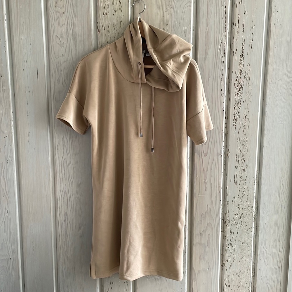 Cable & Gauge Tan Midi Dress